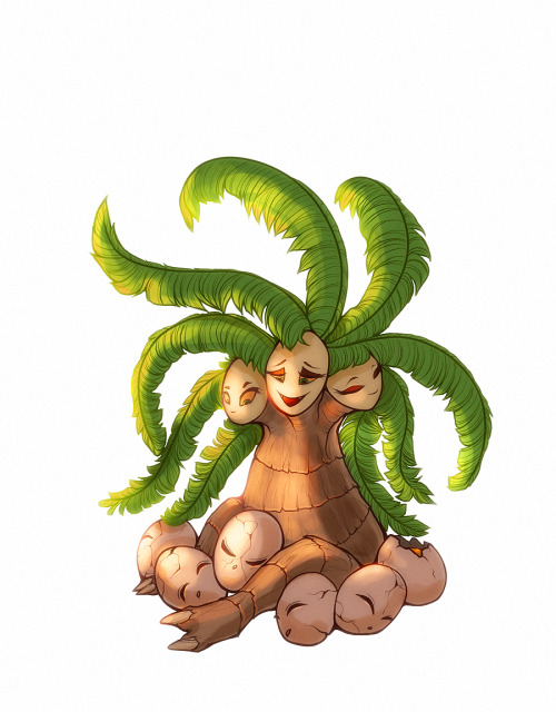 fluma: Exeggutor and Exeggcute