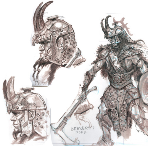 thegamerinallofus: concept art of Skyrim part one of ?