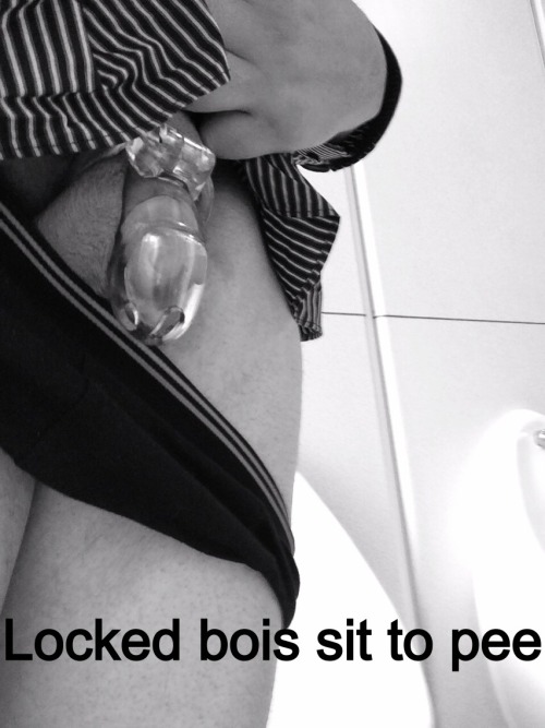 jacky-c:  Haven’t peed standing up in more than 6 months 