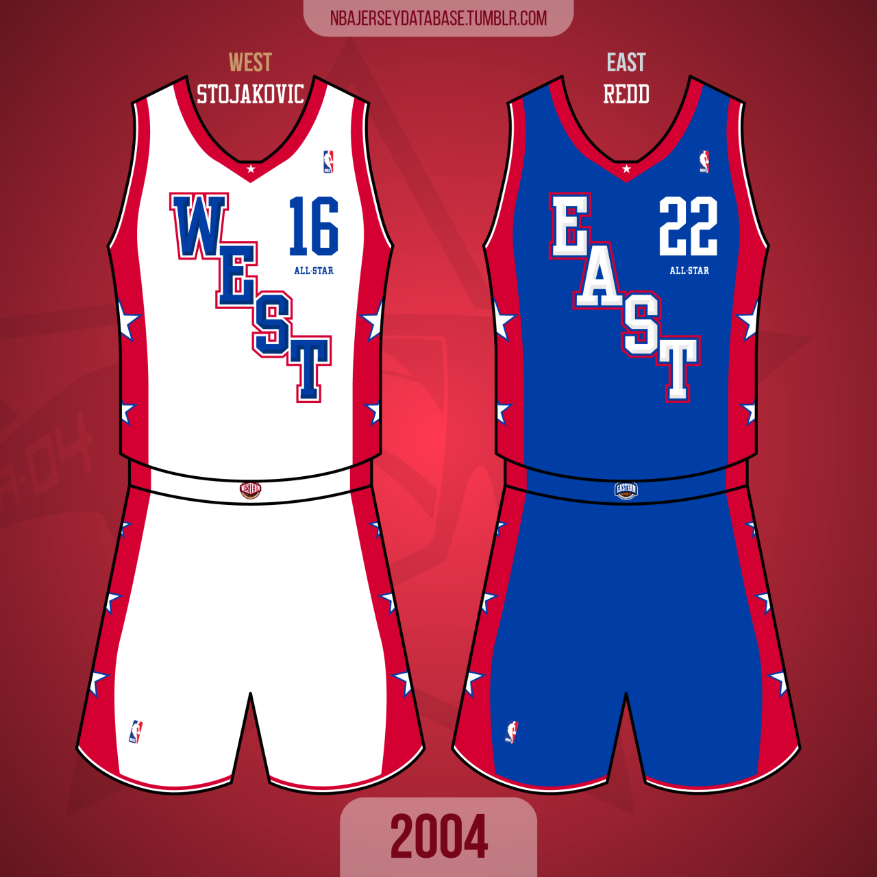 NBA Jersey Database, 1983 NBA All-Star GameThe Forum East 132