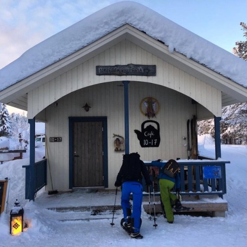 Navettagalleria. One of the best ski cafes in Ylläs. I could never get bored of cross country skiing