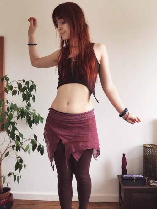 luna-patchouli:  Rose raw and earthy handmade pixie skirts, 100% cotton, from my new shop ~ SoulOfGaia <3 p.s. I have one in this colour that is slightly torn and stitched up, it doesn’t detract from the feel of the piece but I’m willing to sell