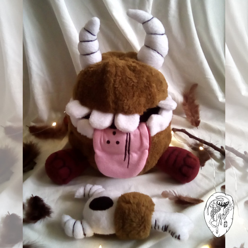 Chester plushie commission by Dotta Orora (FB).