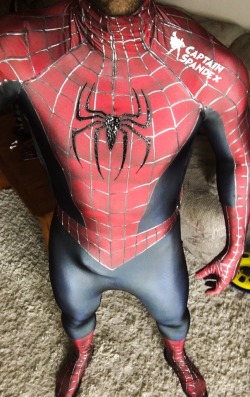 captnspandex:  Pulled on the more expensive, delicate, not-often-worn Spidey this morning. Maybe I should wear it more often…