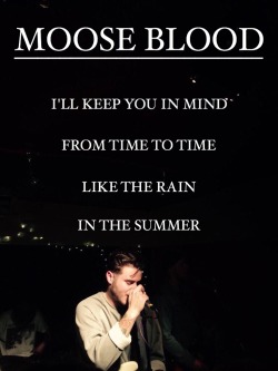 poppunkmerchwall:  Moose Blood- I Hope You’re Miserable 