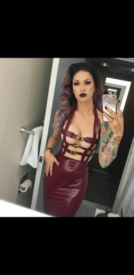 Latex dress