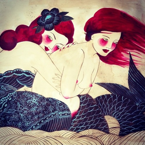 Sex sailorgil:  “ Two Reds “  …  Artist: pictures