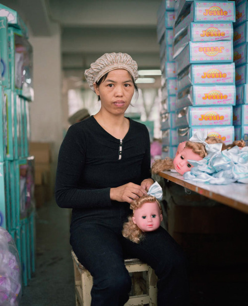 thepeoplesrecord:The Real Toy Story: Chinese factory workers &amp; the toys they makePhotos by Micha