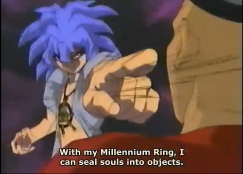 thewittyphantom: I love that Yami Bakura narrates the next-episode preview for the Monster World gam