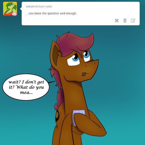 adventuresofthecolossalpony:  ask #1  I didn’t think they were that friendly! (Thank you all very much for 65 followers already!)  X3 Yay! <3