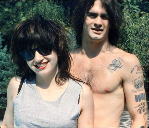 Swiping this from Bruce LaBruce’s Instagram: candid photo of adorable young punk royal couple Lydia 