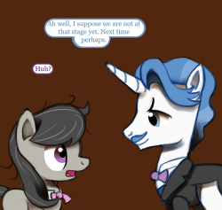 ask-canterlot-musicians:  Knowing and Doing are entirely different battles.  ;w; Poor Octy&hellip;