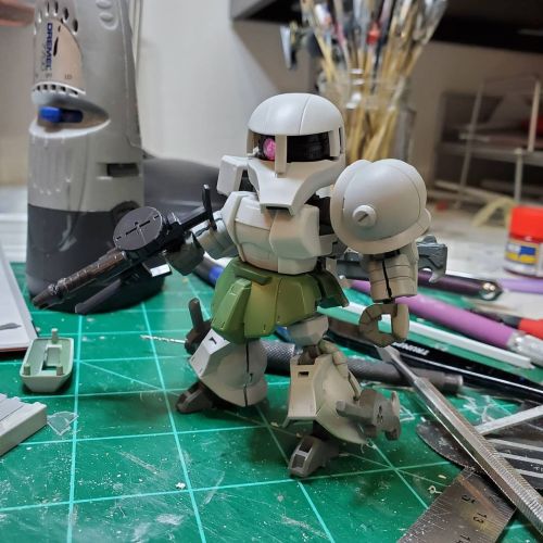 More updates on SDCS Zaku-I Ronin Customhttps://erlangshen.weebly.com/sd-exp/work-in-progress-sd-cro