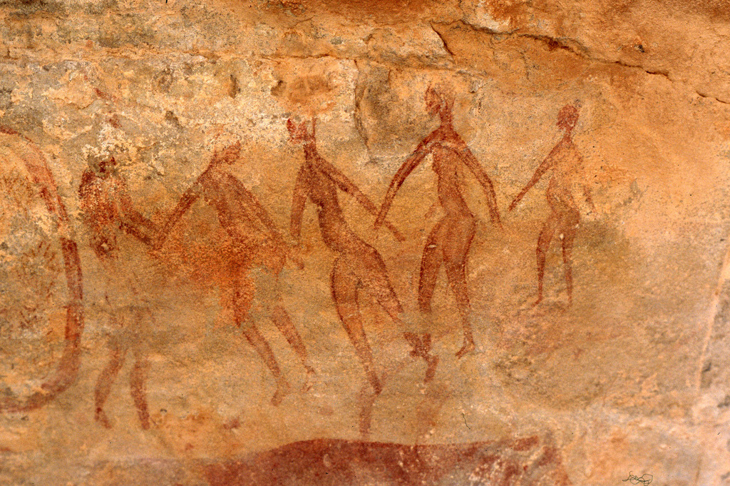 ancientart:  The rock art of Tassili n’Ajjer, the Sahara Desert, Algeria.Tassili