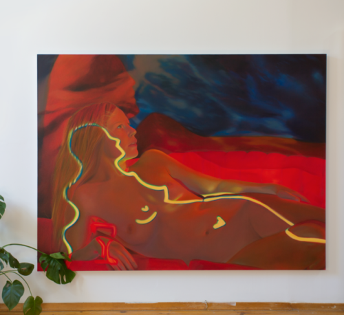 jenmann: “men are from mars, women are your venus” 60″x80″www.jenmann.com