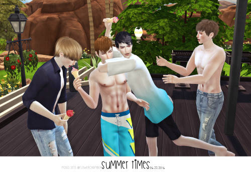 flowerchamber:GP: SUMMER TIMES POSES SETS Click here for HQ photos: [x] / or click the pics. Notes