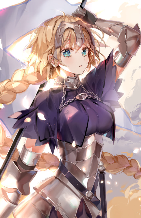 aku-no-homu:Jeanne d'Arc by artist BR/びろく (@KSK__love)