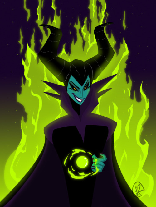 Maleficent. I was terrified of her as a child. (Hades is my main man!) P.S. I’m still working 