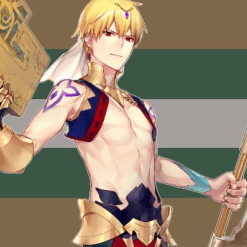 yourfaveisabastard:Gilgamesh from Fate: Grand Order is a bastard! HE SURE IS