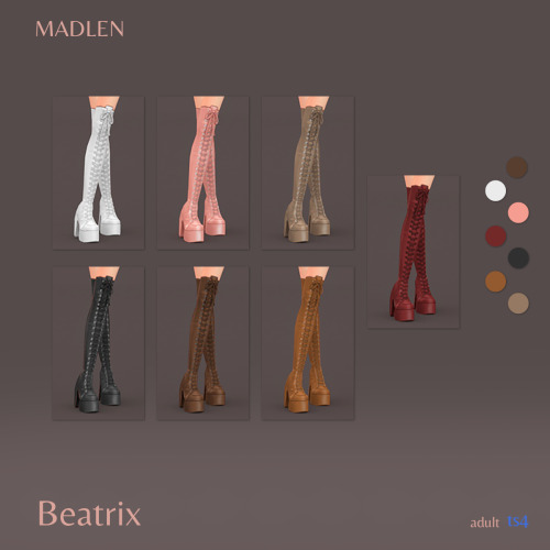  Beatrix BootsAdd an edgy vibe with these lace-up, platform, over-the-knee boots! Inspired by Billie