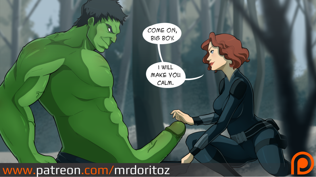 cartoonpornnsfw:  Hulk and Black Widow mini comic.