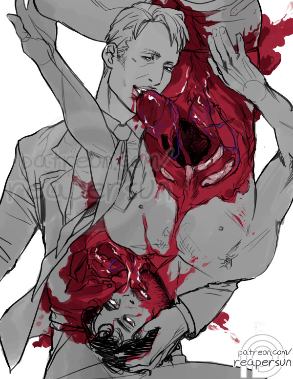 Support me on Patreon =&gt; Reapersun on PatreonAnother doodle request, for hannigram