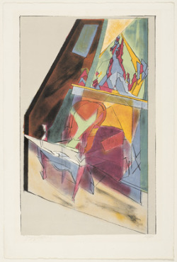 artist-villon:  The Armchair, 1951, Jacques Villon