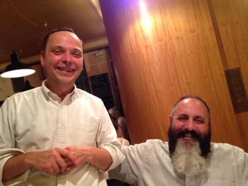 The Owner/chef, Otis Lebert At Le Taxi Jaune Restaurant, Paris. Specialty Horse Meat.