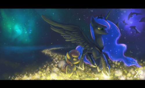 that-luna-blog:  Trotting in the Dream world by Raikoh-illust  Ooo~ <3