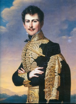 history-of-fashion: 1820 Carl von Sales - György IV. Andrássy