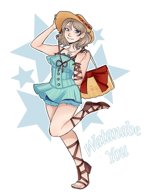 krapivaiva: Summer girl Watanabe You! Yosoro!