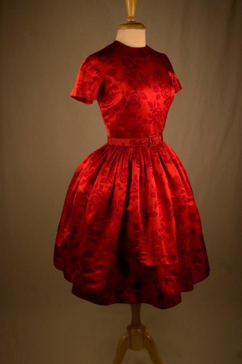 ephemeral-elegance:  Rose Printed Dress, porn pictures