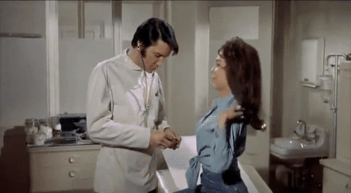 onebeatahead:  gameraboy:  Elvis Presley in Change of Habit (1969)   Oh dear, I didn’t