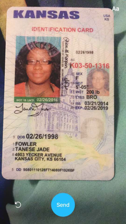 issathot69:  Tanese Fowler 913-278-0154 Hit Her Up Asap. Address On The ID Is Where The Pussy Is Sold.