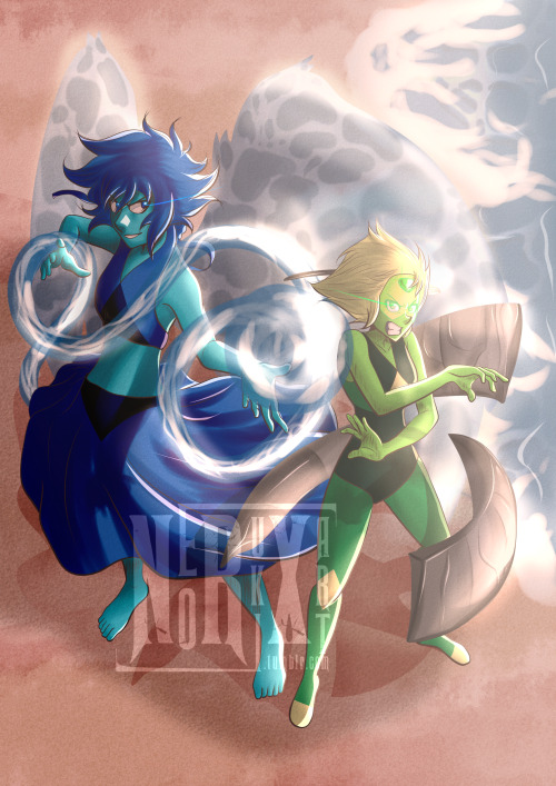 neorukixart: Lapidot Week Day 1:  Water/Magnetism  Couldn’t do stuff for the last one so, here have this thing, for once I wanted to draw some “serious” scene. 