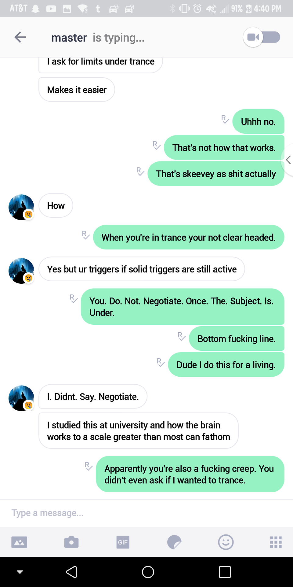 toodomforyou: yoshibound:   No. No No No No. This is not how you trance someone.