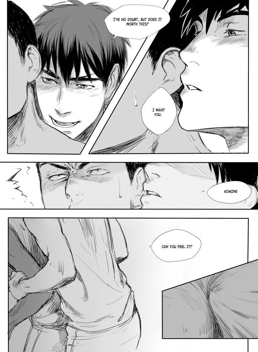sdkay:  This is my Kuroko no Basuke doujinshi “Private Training” All comic page