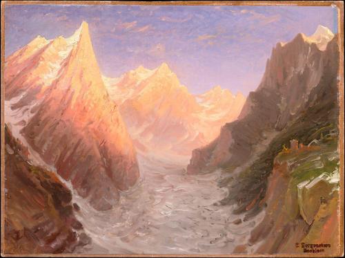 Carl Morgenstern, Jungfrau, Mönch, and Eiger, 1831(?)