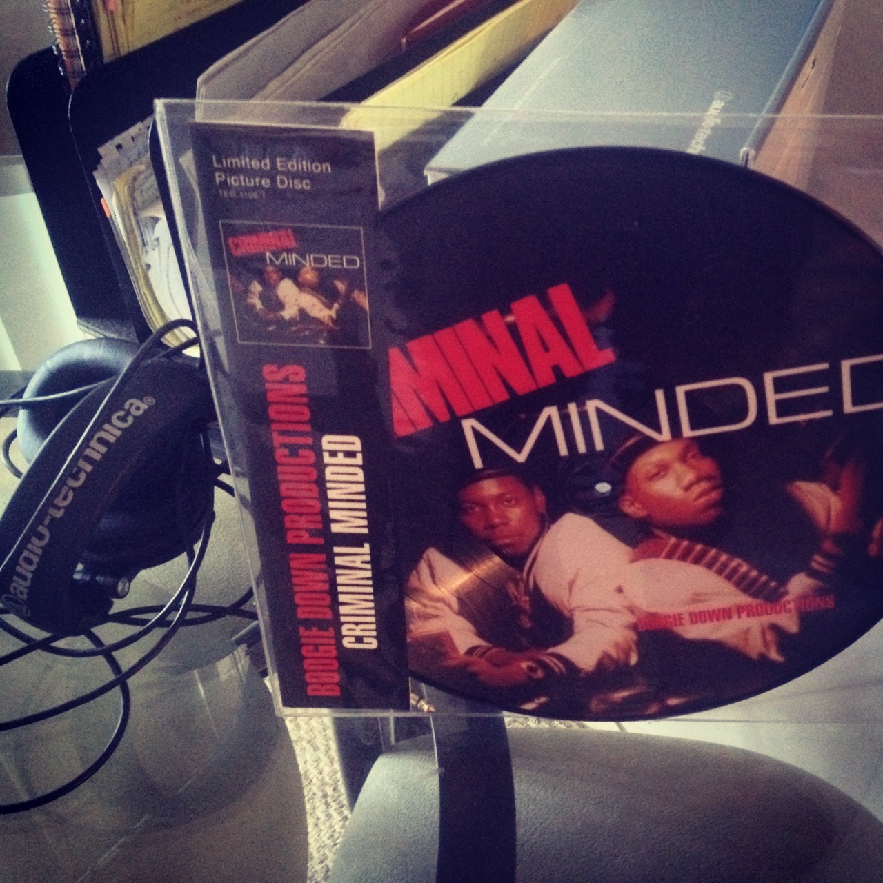 membercommittee:  Boogie Down Productions - Criminal Minded picture disc 
