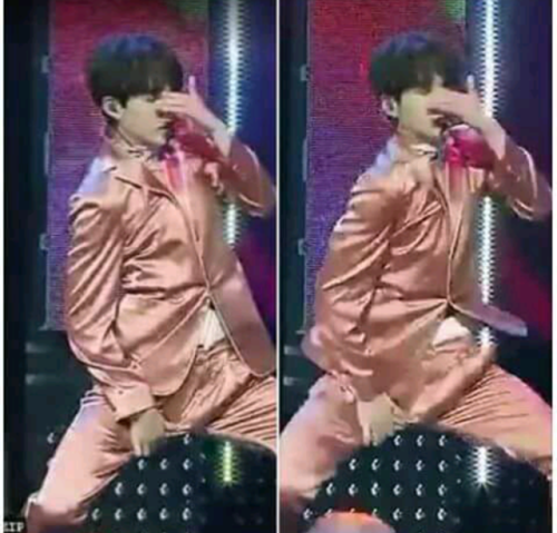 jiminsasscracck:Remember when Yoongi said he liked this outfit because he was not wearing something 