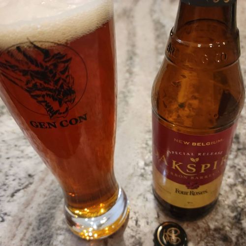 New Belgium is a terrific Colorado brewery that makes solid, enjoyable brews. Their Oakspire Bourbon