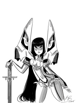 grimphantom:thekellybear:Here’s a crazy curvy Satsuki for you all! ahhhhhh~  Sexy Satsuki  &lt; |D