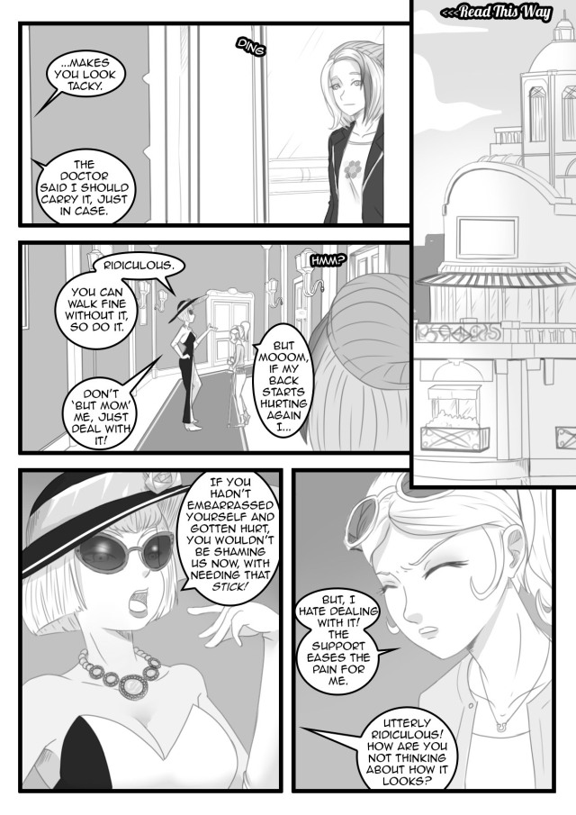 Miraculous Tales Chapter 5 - PG09Sometimes a little sweetness goes a long way to temper the vinegar within.A tale of how Chloe’s many false starts in life were just the beginning to a real redemption of heart and hero.Zoe walks in as Audrey confronts her elder daughter about how the crutch is not a good look to their reputation.Chapter 1 Chapter 2 - Chapter 3 - Chapter 4 - Chapter 5 ---Deviant ArtPREVIOUS > NEXT #miraculous ladybug#miraculoustalesofladybugandcatnoir#miraculous fanfic#miraculous#miraculous comic#chloe bourgeois#Chloe redemption#Zoe Lee#audrey bourgeois#mlb au#mlb fanart#MLB#MT: VaH #Miraculous Tales: Vinegar & Honey #comic page#comic