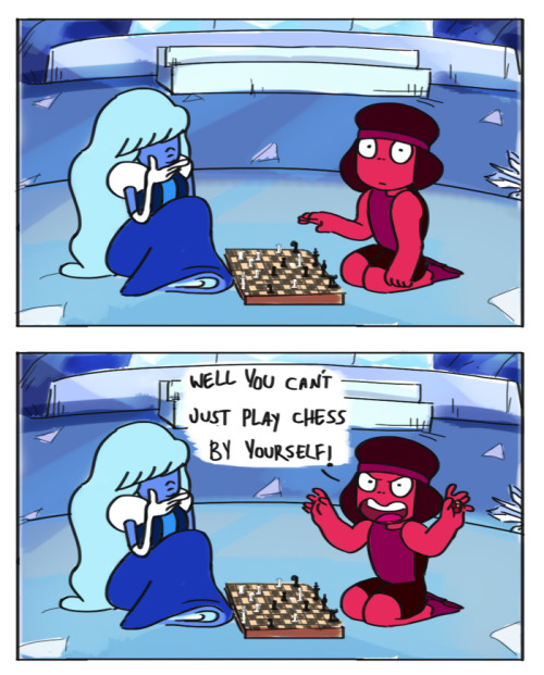 sunniedoodles: loycos: ok but consider this: Greg already met Ruby and Sapphire SOMEONE DUB THIS.