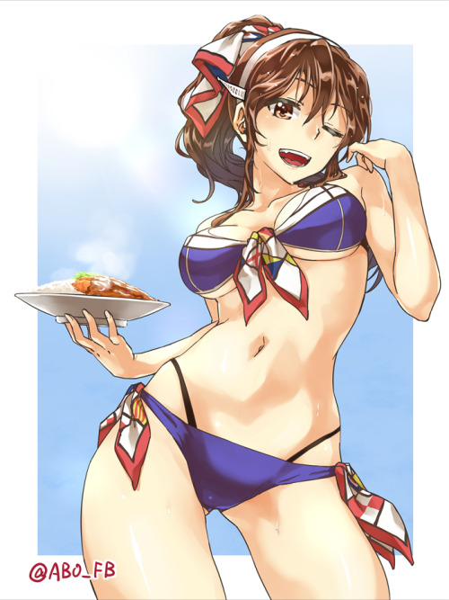kriegp:艦これ夏水着まとめ | ABO＠1日目H-50b*permission was granted by the artist to rprint their works.