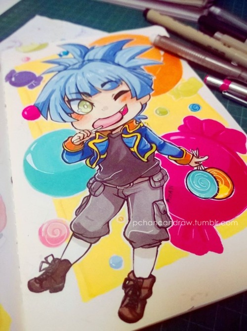 pchancandraw:  Some YuGi-hOmos traditional chibis cuz I freaking love YGO you know xD My plan is do Yusei, Yuma and the other Yuyas all the YGO protagonist….. someday when I have time….