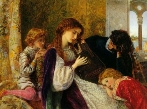 A Music Party (1864). Arthur Hughes.