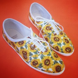 americanapparel:  Our Tennis Shoe in a sunflower