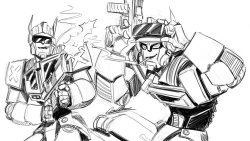 Rinpin:i Was Able To Squeeze In Some Tfa Optimus Doodles. You’re Bounty Bot Is