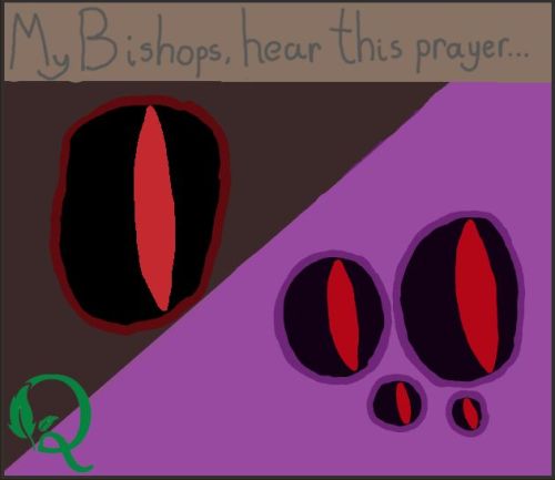 Narinder and Shamura hear Candace's prayer.
"My Bishops, hear this prayer..."